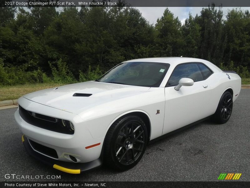 White Knuckle / Black 2017 Dodge Challenger R/T Scat Pack