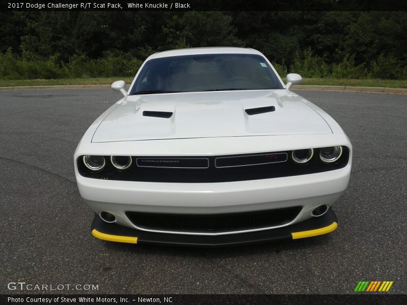 White Knuckle / Black 2017 Dodge Challenger R/T Scat Pack