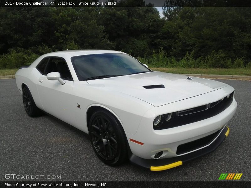 White Knuckle / Black 2017 Dodge Challenger R/T Scat Pack
