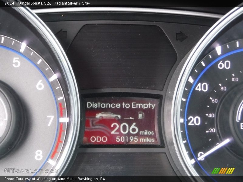 Radiant Silver / Gray 2014 Hyundai Sonata GLS