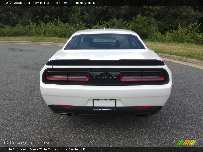 White Knuckle / Black 2017 Dodge Challenger R/T Scat Pack