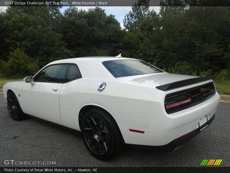 White Knuckle / Black 2017 Dodge Challenger R/T Scat Pack
