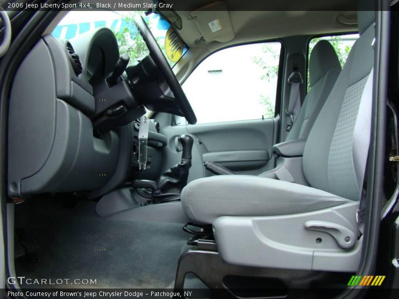 Black / Medium Slate Gray 2006 Jeep Liberty Sport 4x4