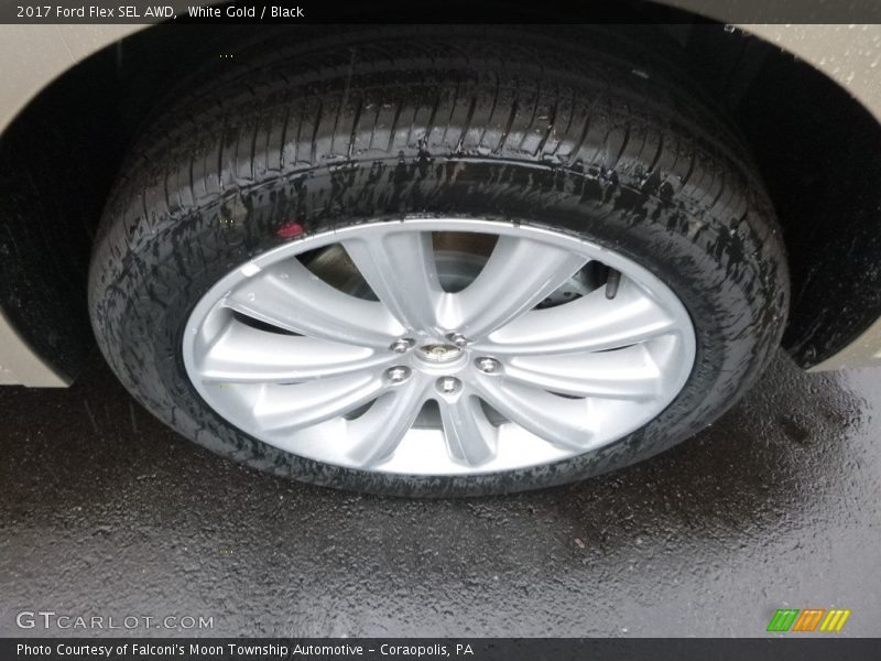 White Gold / Black 2017 Ford Flex SEL AWD