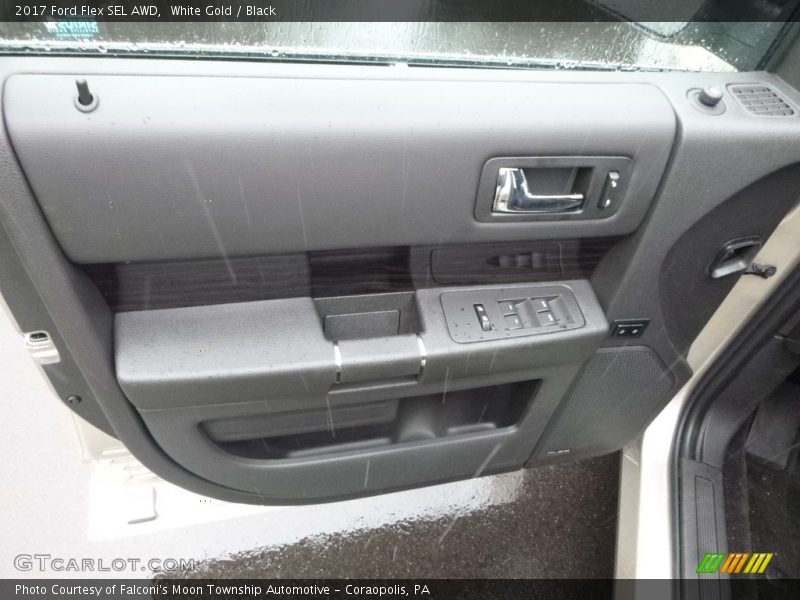 White Gold / Black 2017 Ford Flex SEL AWD