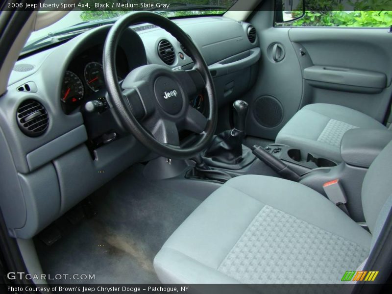 Black / Medium Slate Gray 2006 Jeep Liberty Sport 4x4