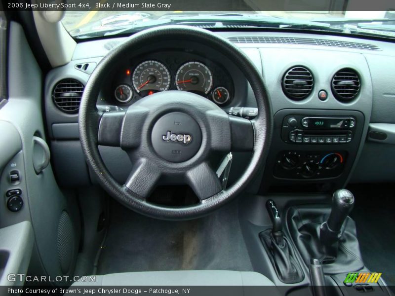Black / Medium Slate Gray 2006 Jeep Liberty Sport 4x4