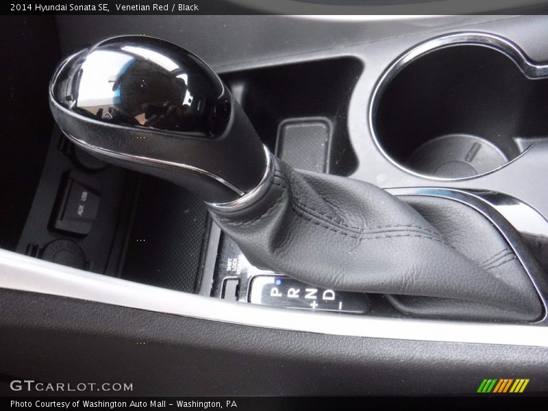Venetian Red / Black 2014 Hyundai Sonata SE