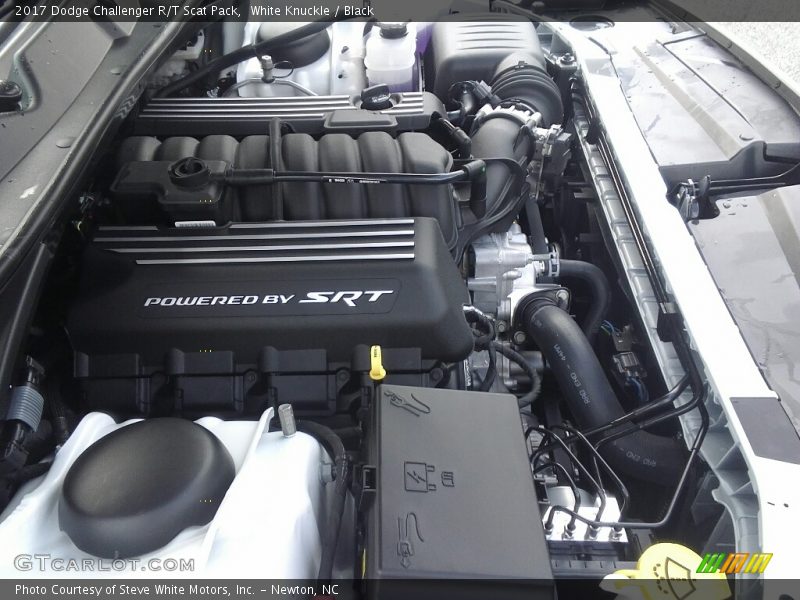 White Knuckle / Black 2017 Dodge Challenger R/T Scat Pack