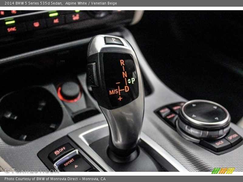 Alpine White / Venetian Beige 2014 BMW 5 Series 535d Sedan