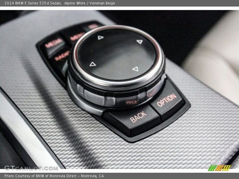 Alpine White / Venetian Beige 2014 BMW 5 Series 535d Sedan