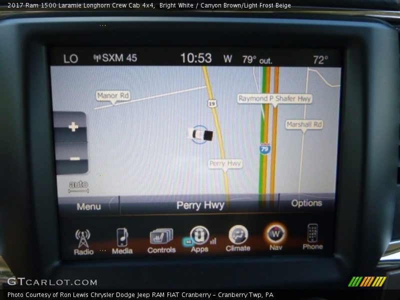 Bright White / Canyon Brown/Light Frost Beige 2017 Ram 1500 Laramie Longhorn Crew Cab 4x4