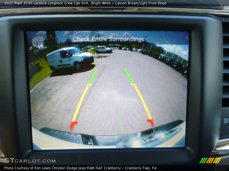 Bright White / Canyon Brown/Light Frost Beige 2017 Ram 1500 Laramie Longhorn Crew Cab 4x4