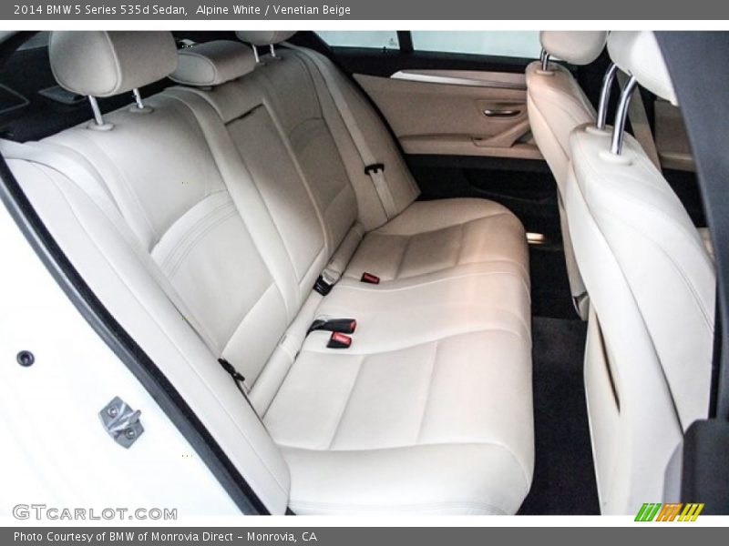 Alpine White / Venetian Beige 2014 BMW 5 Series 535d Sedan