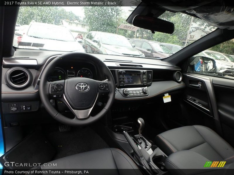 Dashboard of 2017 RAV4 SE AWD Hybrid