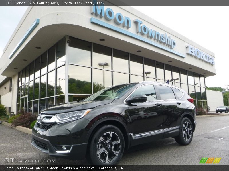 Crystal Black Pearl / Black 2017 Honda CR-V Touring AWD
