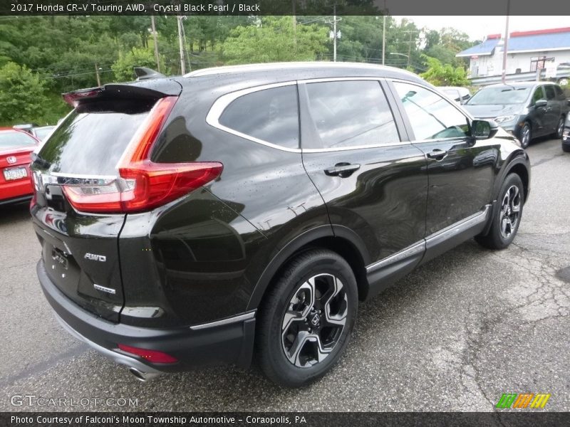 Crystal Black Pearl / Black 2017 Honda CR-V Touring AWD
