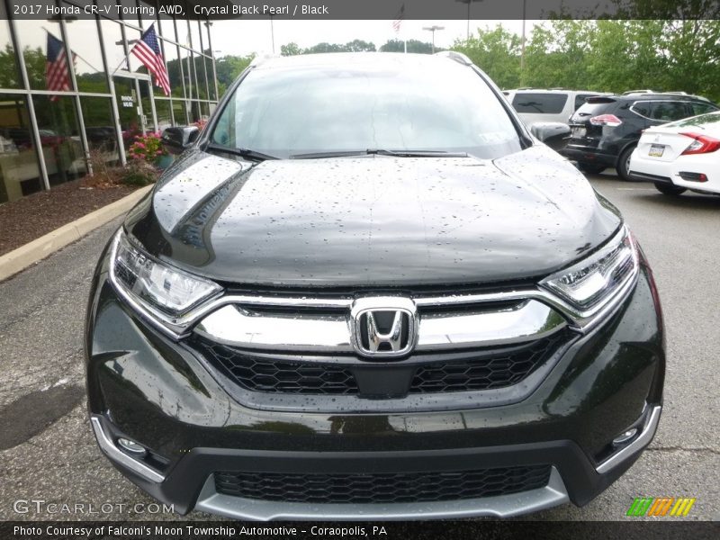 Crystal Black Pearl / Black 2017 Honda CR-V Touring AWD
