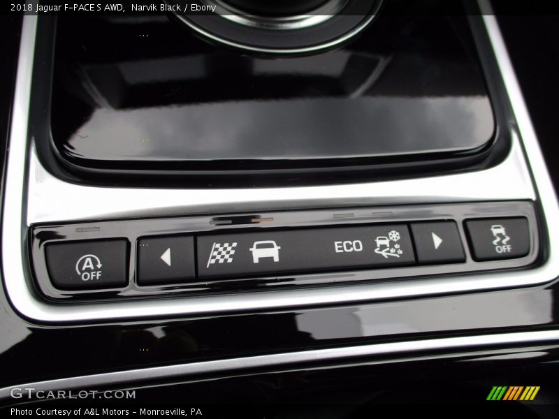 Controls of 2018 F-PACE S AWD