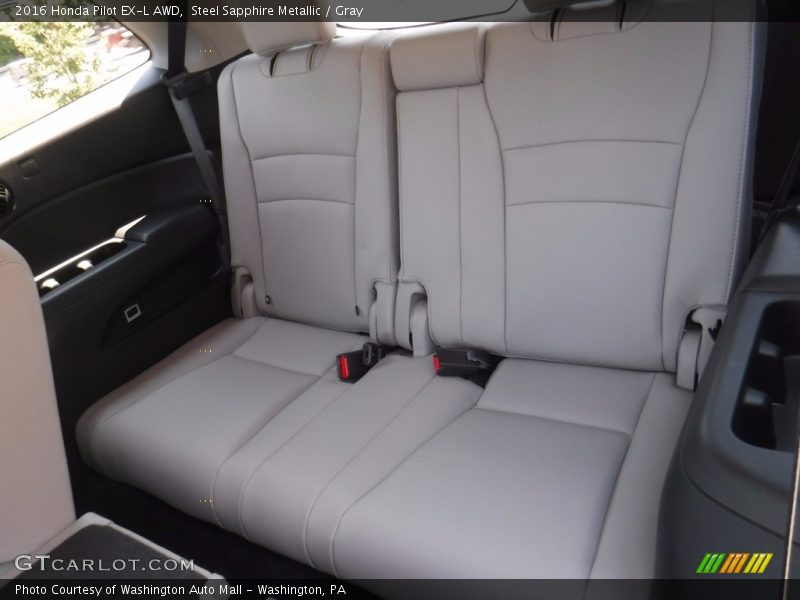 Steel Sapphire Metallic / Gray 2016 Honda Pilot EX-L AWD