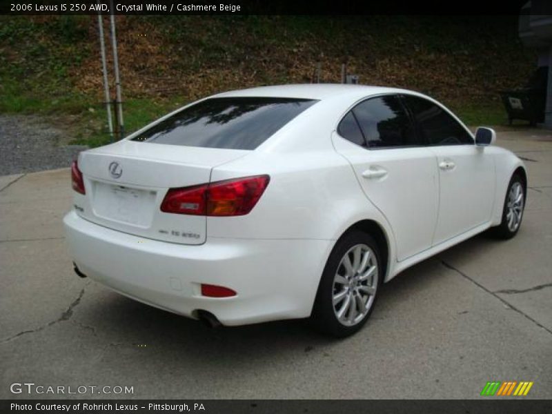 Crystal White / Cashmere Beige 2006 Lexus IS 250 AWD