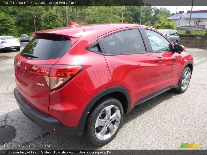 Milano Red / Black 2017 Honda HR-V EX AWD