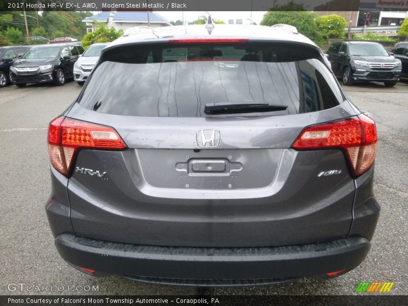 Modern Steel Metallic / Black 2017 Honda HR-V EX-L AWD