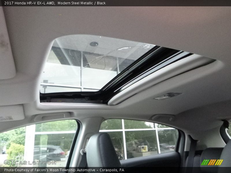 Modern Steel Metallic / Black 2017 Honda HR-V EX-L AWD