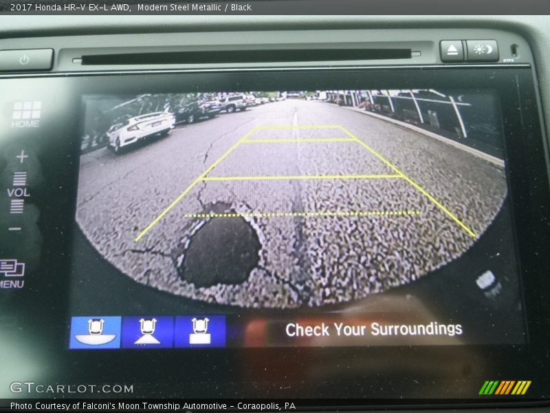 Modern Steel Metallic / Black 2017 Honda HR-V EX-L AWD