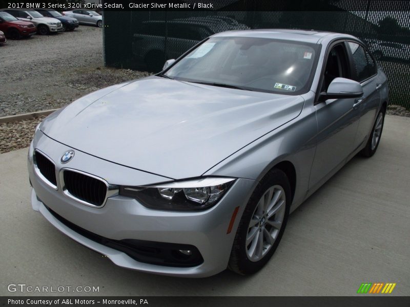 Glacier Silver Metallic / Black 2017 BMW 3 Series 320i xDrive Sedan