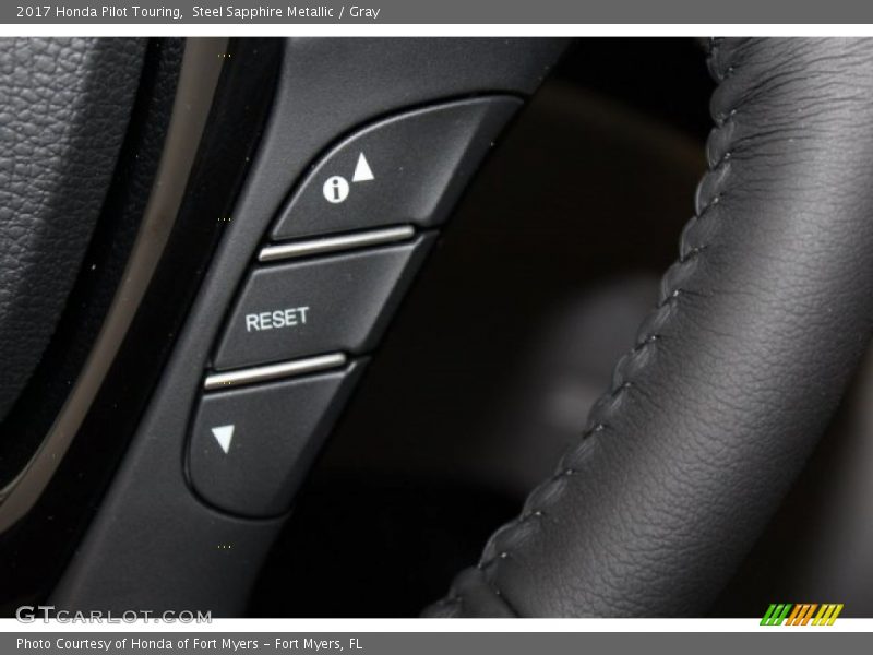Steel Sapphire Metallic / Gray 2017 Honda Pilot Touring