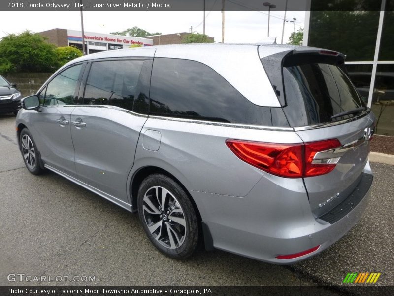 Lunar Silver Metallic / Mocha 2018 Honda Odyssey Elite