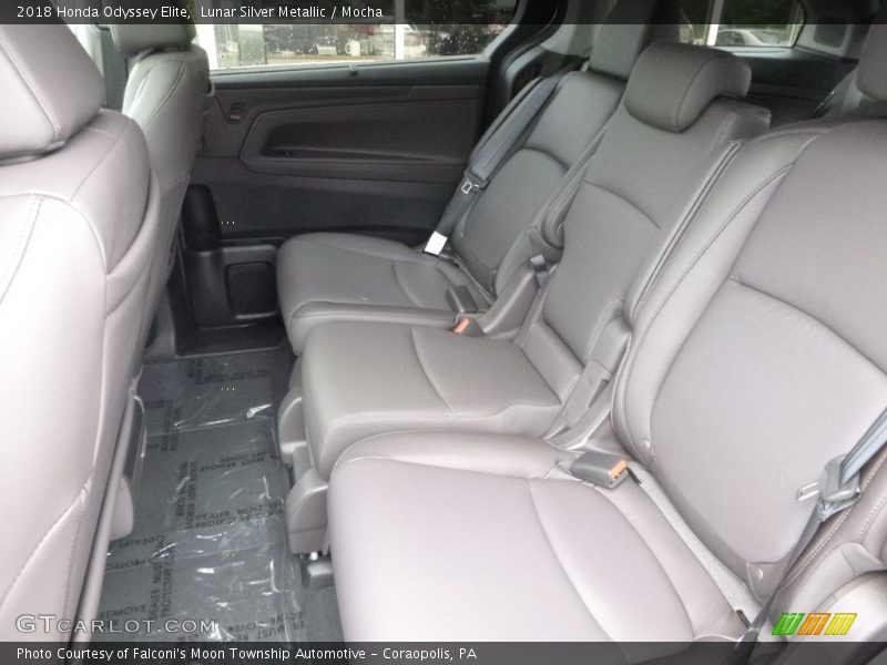 Lunar Silver Metallic / Mocha 2018 Honda Odyssey Elite