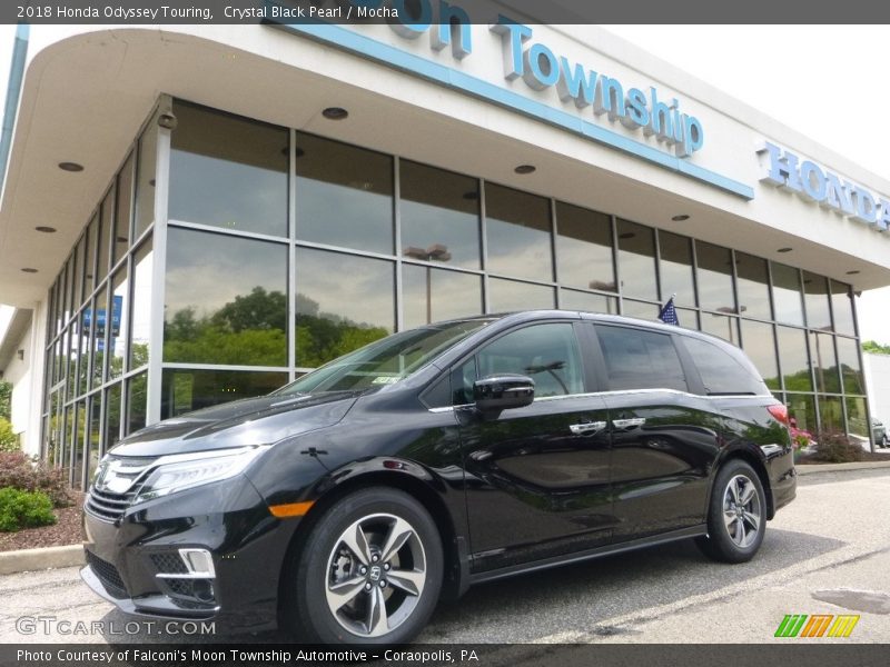 Crystal Black Pearl / Mocha 2018 Honda Odyssey Touring