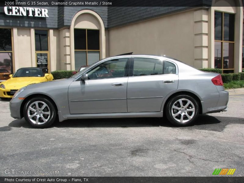 Diamond Graphite Metallic / Stone 2006 Infiniti G 35 Sedan