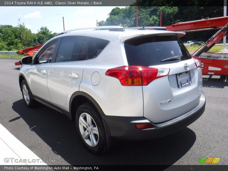 Classic Silver Metallic / Black 2014 Toyota RAV4 XLE AWD