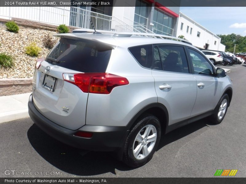 Classic Silver Metallic / Black 2014 Toyota RAV4 XLE AWD