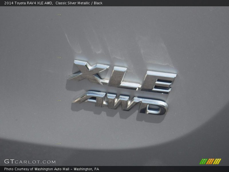 Classic Silver Metallic / Black 2014 Toyota RAV4 XLE AWD