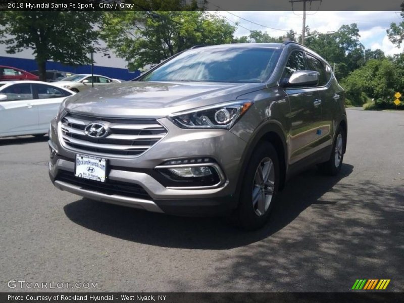Gray / Gray 2018 Hyundai Santa Fe Sport
