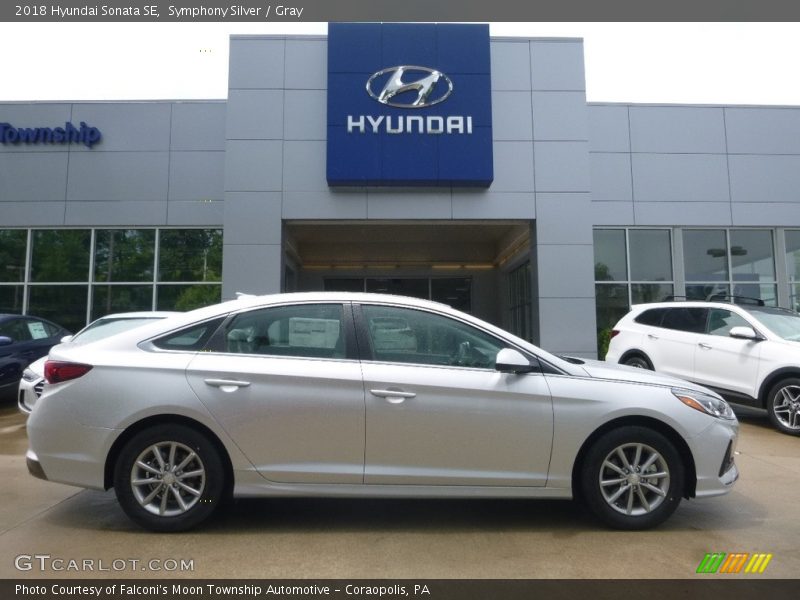 Symphony Silver / Gray 2018 Hyundai Sonata SE