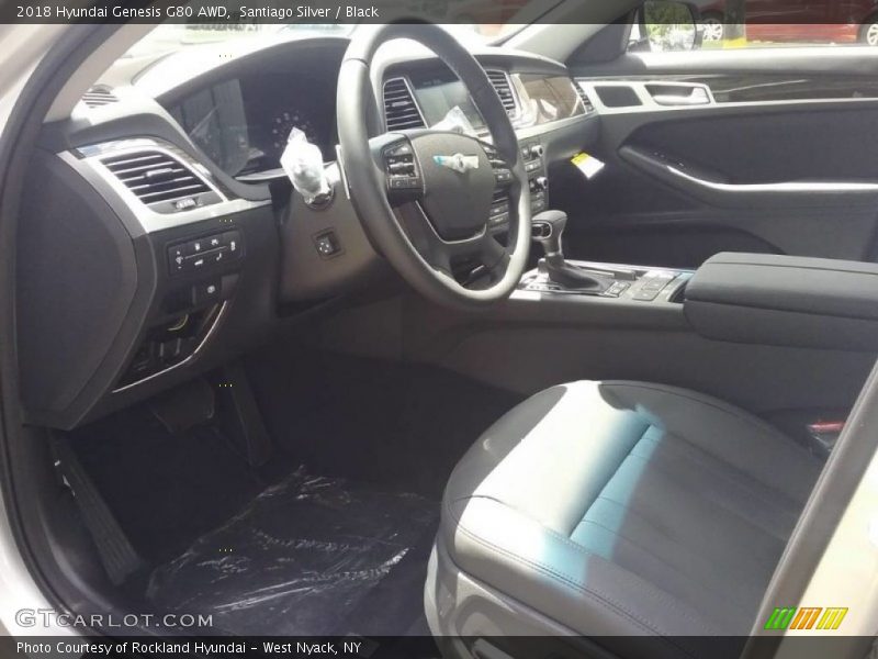 Santiago Silver / Black 2018 Hyundai Genesis G80 AWD