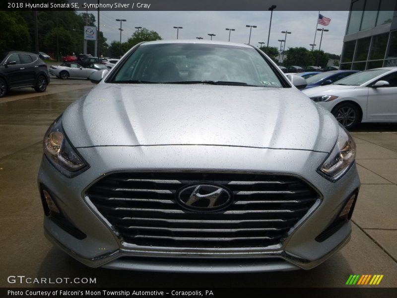 Symphony Silver / Gray 2018 Hyundai Sonata SE