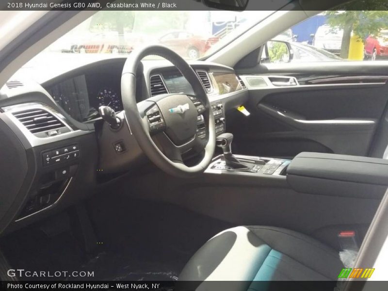 Casablanca White / Black 2018 Hyundai Genesis G80 AWD