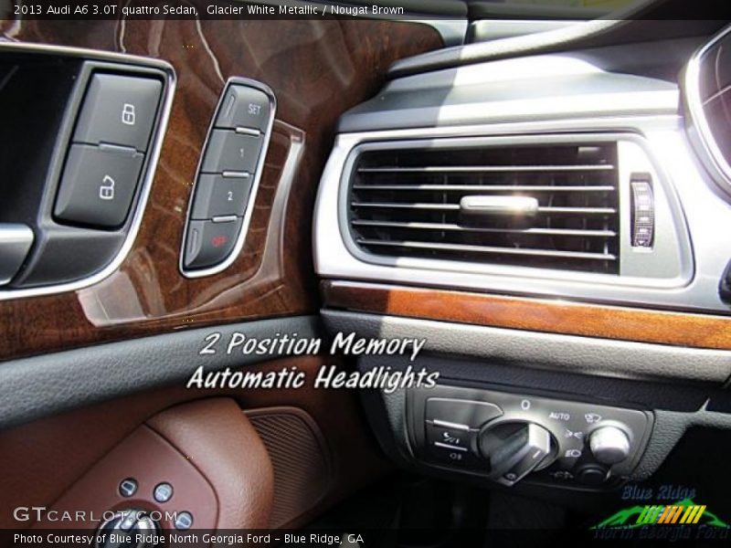 Glacier White Metallic / Nougat Brown 2013 Audi A6 3.0T quattro Sedan