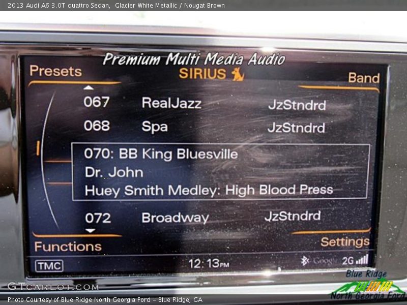Glacier White Metallic / Nougat Brown 2013 Audi A6 3.0T quattro Sedan