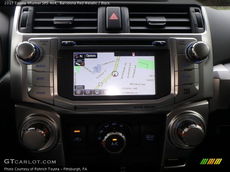 Barcelona Red Metallic / Black 2017 Toyota 4Runner SR5 4x4