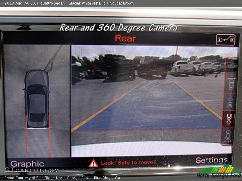 Glacier White Metallic / Nougat Brown 2013 Audi A6 3.0T quattro Sedan