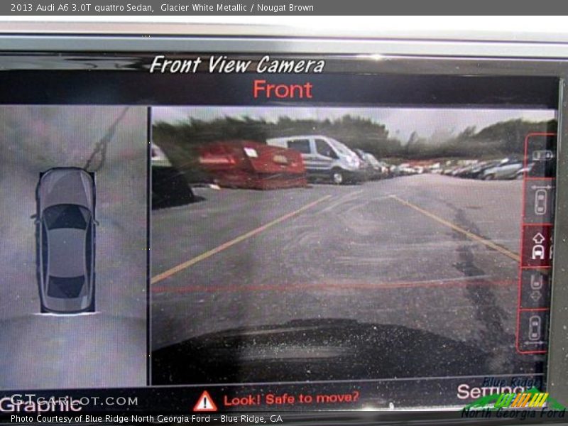 Glacier White Metallic / Nougat Brown 2013 Audi A6 3.0T quattro Sedan