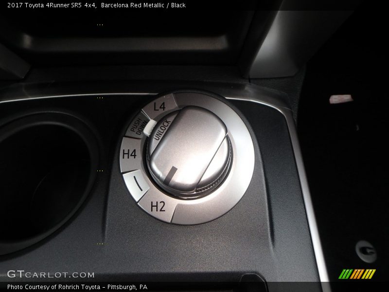 Barcelona Red Metallic / Black 2017 Toyota 4Runner SR5 4x4