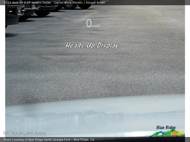 Glacier White Metallic / Nougat Brown 2013 Audi A6 3.0T quattro Sedan
